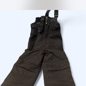 Black Snow Bib Overalls 5T adjustable straps